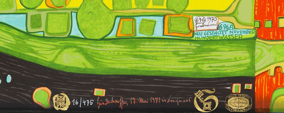 Friedensreich Hundertwasser - Testament in Gelb - 