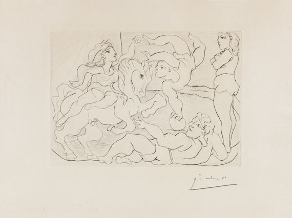 Pablo Picasso - Le Cirque (Répétition)