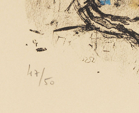 Marc Chagall - Le Bouquet blanc - 
