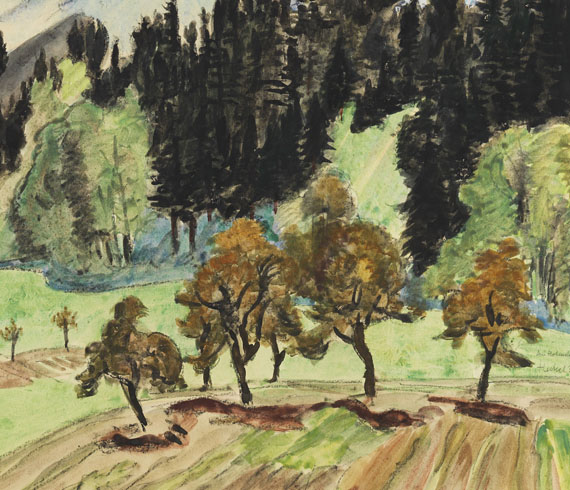 Erich Heckel - Am Hohenstaufen - 