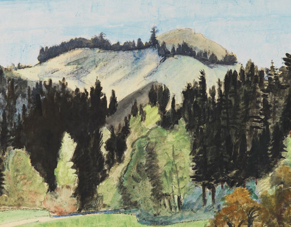 Erich Heckel - Am Hohenstaufen - 