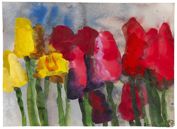 Klaus Fußmann - Tulpen - 