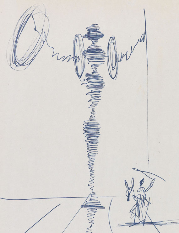 Salvador Dalí - Don Quijote y Sancho Panza - 
