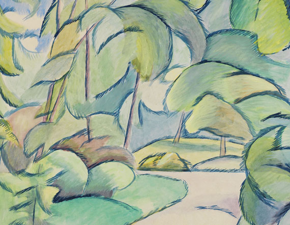 Wladimir Baranoff-Rossiné - Le sentier du bois - 