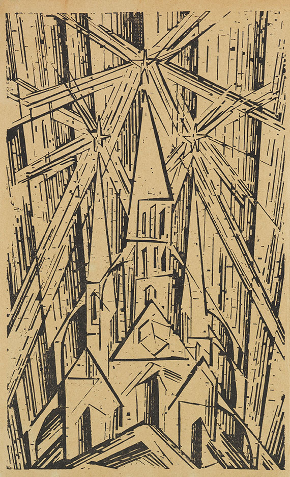 Lyonel Feininger - Kathedrale (großer Stock)