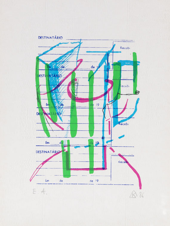 Martin Kippenberger - 23 Vierfarbenvorschläge für die Modernisierung des Rückenschwimmers - 