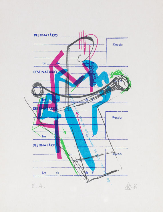 Martin Kippenberger - 23 Vierfarbenvorschläge für die Modernisierung des Rückenschwimmers - 