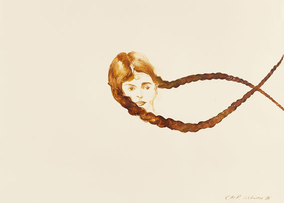 Cornelia Schleime - Rituale (Zopfbilder), 6-teilig - 