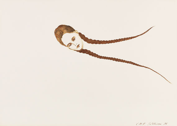 Cornelia Schleime - Rituale (Zopfbilder), 6-teilig - 
