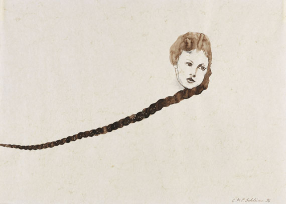 Cornelia Schleime - Rituale (Zopfbilder), 6-teilig - 