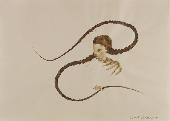Cornelia Schleime - Rituale (Zopfbilder) - 