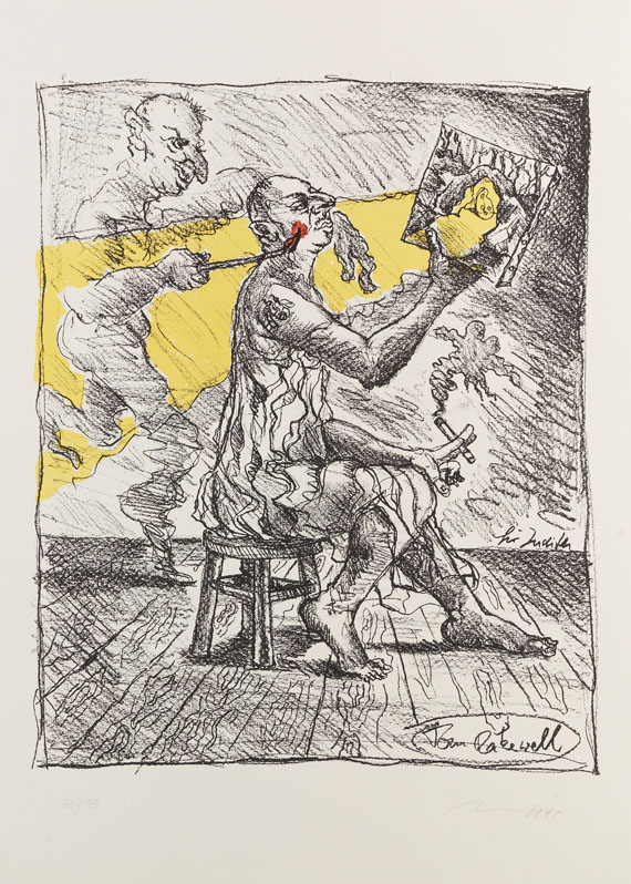 Jörg Immendorff - The Rake´s Family - 