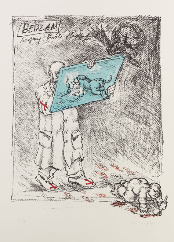 Jörg Immendorff - The Rake´s Family - 