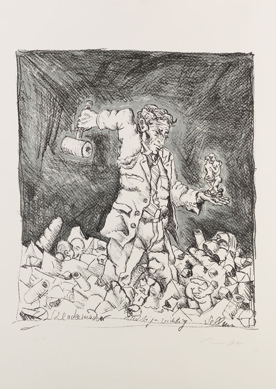 Jörg Immendorff - The Rake´s Family - 