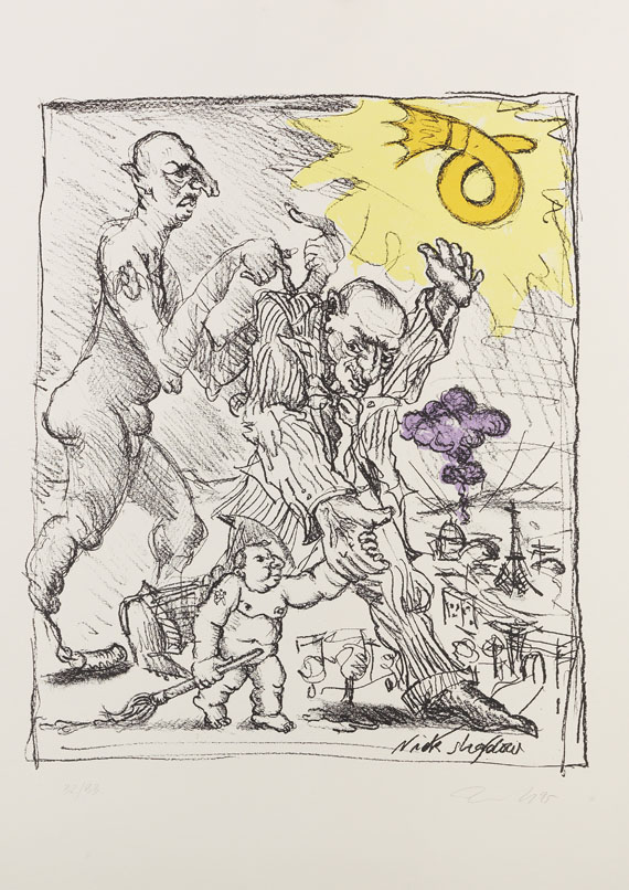 Jörg Immendorff - The Rake´s Family - 