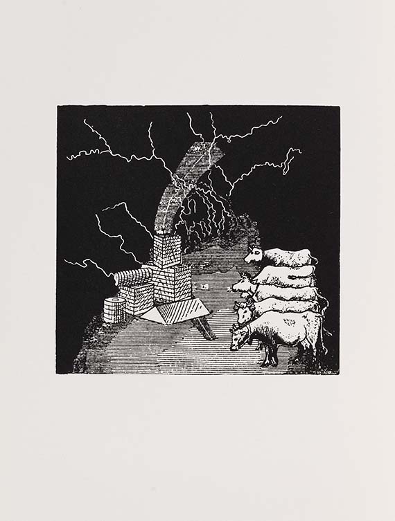 Max Ernst - Les malheurs des immortels (mit Texten von Paul Eluard) - 