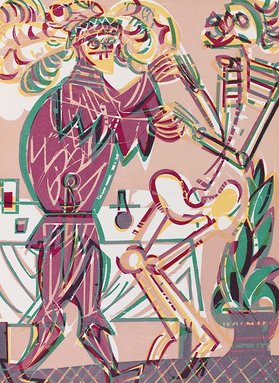 HAP Grieshaber - Totentanz von Basel - 