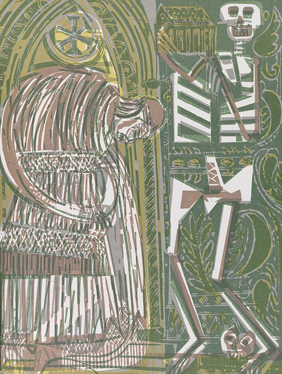 HAP Grieshaber - Totentanz von Basel - 