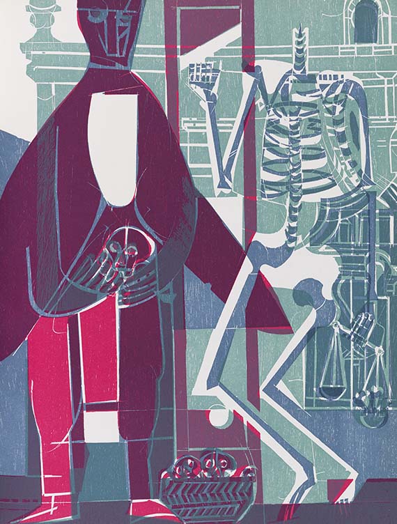HAP Grieshaber - Totentanz von Basel - 