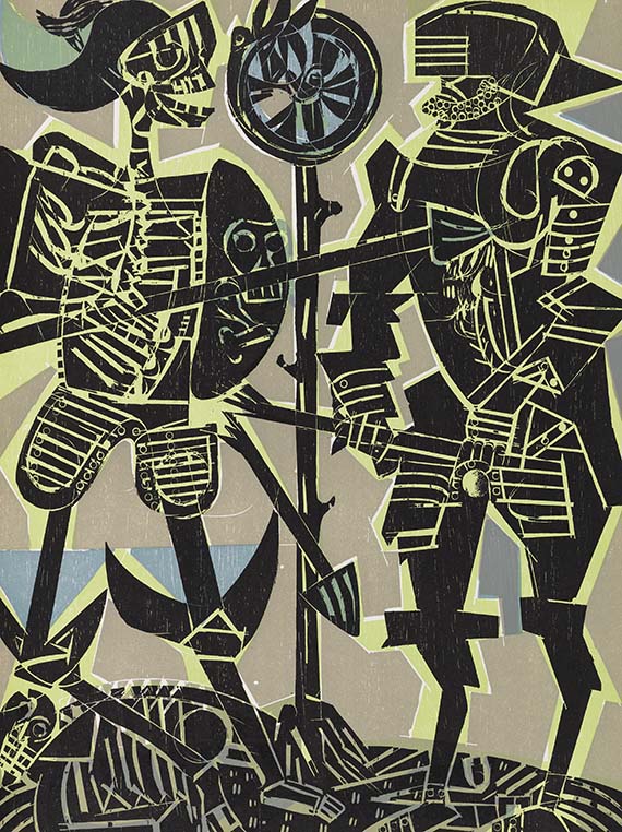 HAP Grieshaber - Totentanz von Basel - 