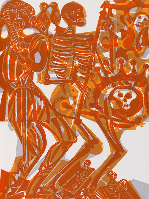HAP Grieshaber - Totentanz von Basel - 