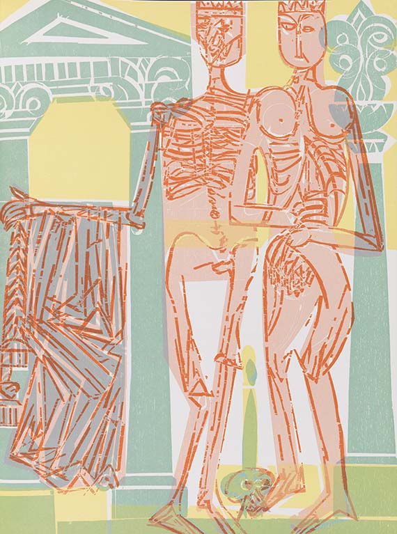 HAP Grieshaber - Totentanz von Basel - 