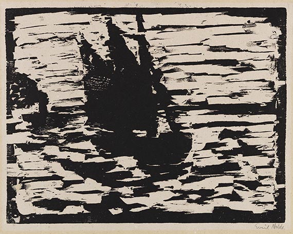 Emil Nolde - Segelboot