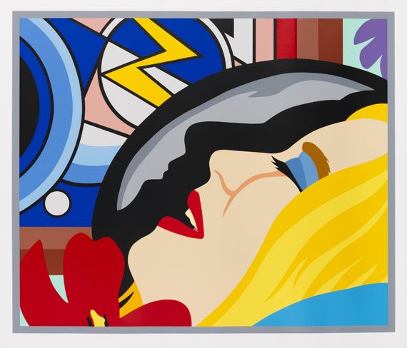 Tom Wesselmann - Bedroom Face with Lichtenstein