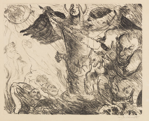 Lovis Corinth - Konvolut aus 15 druckgrafischen Arbeiten - 