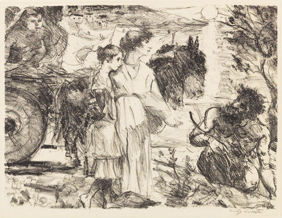 Lovis Corinth - Konvolut aus 15 druckgrafischen Arbeiten - 
