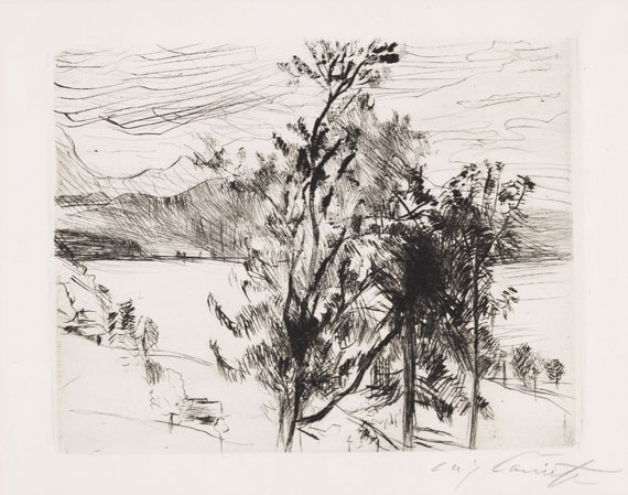 Lovis Corinth - Konvolut aus 15 druckgrafischen Arbeiten - 