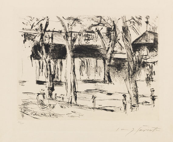 Lovis Corinth - Konvolut aus 15 druckgrafischen Arbeiten - 