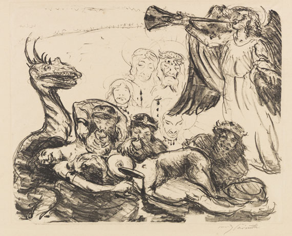 Lovis Corinth - Konvolut aus 15 druckgrafischen Arbeiten - 