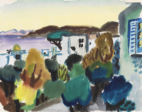 Eduard Bargheer - Hafen von Forio, Ischia