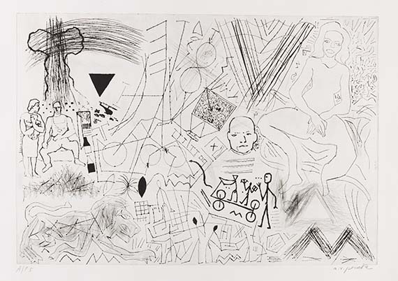 A. R. Penck (d.i. Ralf Winkler) - Expedition to the Holyland - 