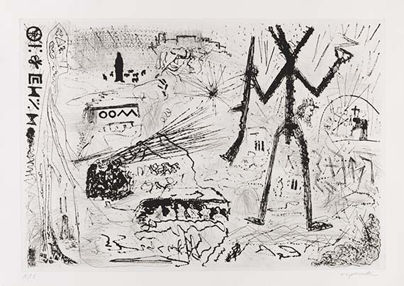 A. R. Penck (d.i. Ralf Winkler) - Expedition to the Holyland - 