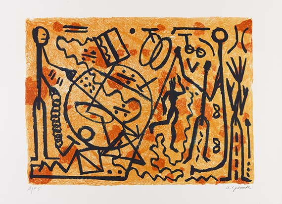 A. R. Penck (d.i. Ralf Winkler) - Expedition to the Holyland - 