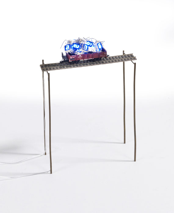Tatsuo Miyajima - Time train to Auschwitz No. 2 - 