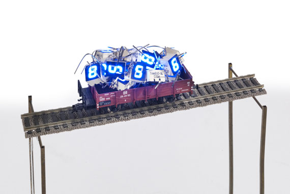 Tatsuo Miyajima - Time train to Auschwitz No. 2 - 