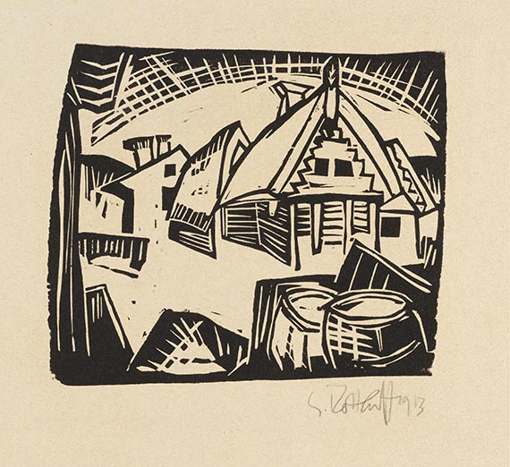 Karl Schmidt-Rottluff - Fischerhäuser