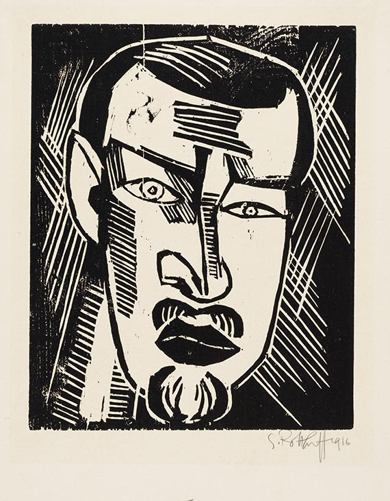 Karl Schmidt-Rottluff - Selbstbildnis