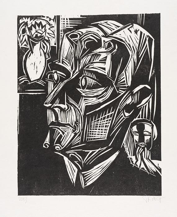 Karl Schmidt-Rottluff - Bildnis Valentiner II