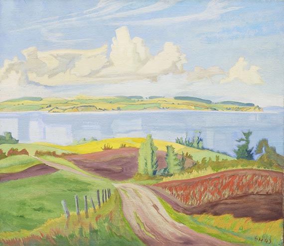 Erich Heckel - Blick über die Förde im Herbst