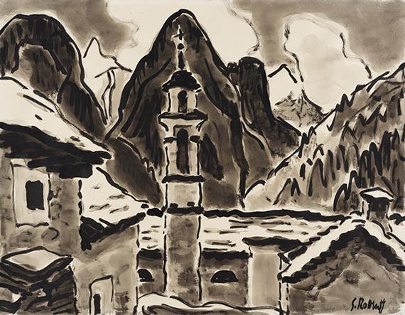 Karl Schmidt-Rottluff - Kirche in Prato