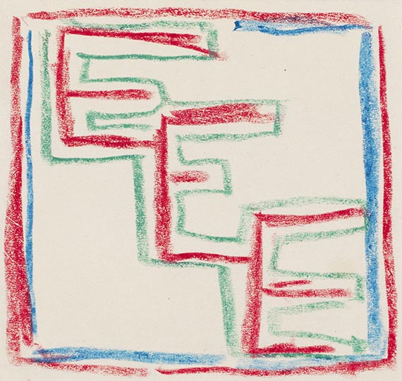 Karl Schmidt-Rottluff - Initiale E / Dreifach Initiale E (für Emy) - 