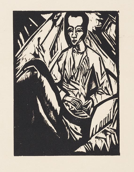 Erich Heckel - Krankes Mädchen