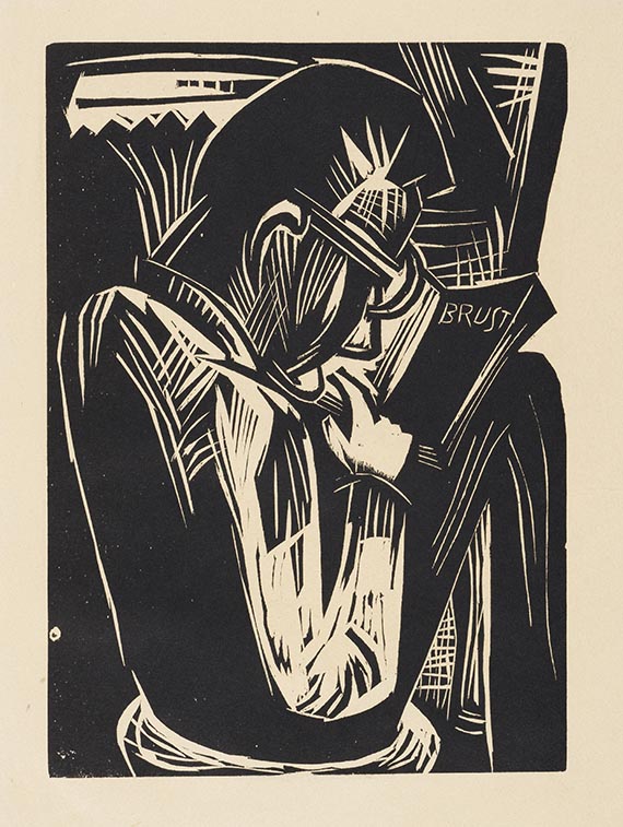 Karl Schmidt-Rottluff - Lesender Mann