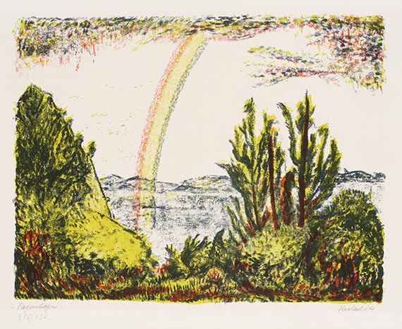 Erich Heckel - Regenbogen