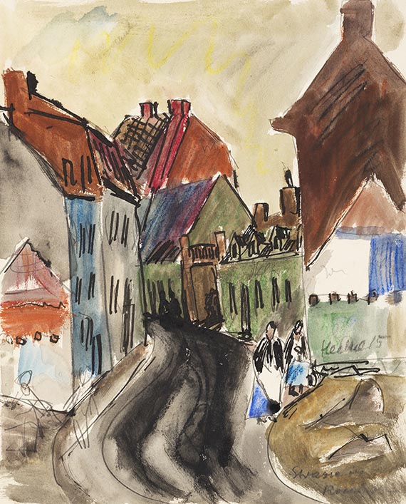 Erich Heckel - Straße in Roulers