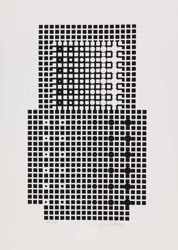 Victor Vasarely - Code (7 Blatt) - 